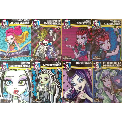 Libros De Cuentos Tenebrosos Monster High 8 Tomos Cd Rom