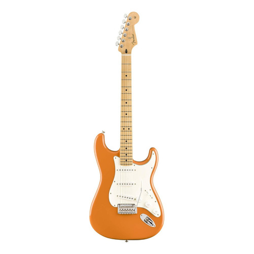 Guitarra eléctrica Fender Player Stratocaster de aliso 2010 capri orange brillante con diapasón de arce