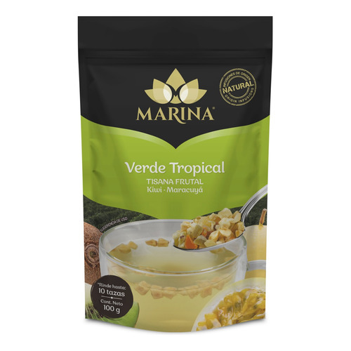 Tisana Gourmet Frutal Marina Verde Tropical 100g