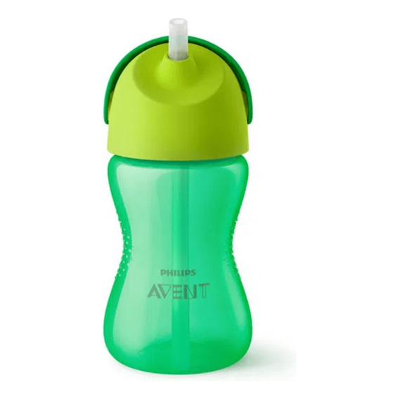 Vaso Antiderrame Pajita 300ml +12 Avent Straw Cup Maternelle