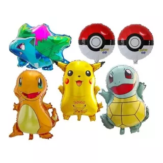 Set Globos Pokemon + Pokebolas