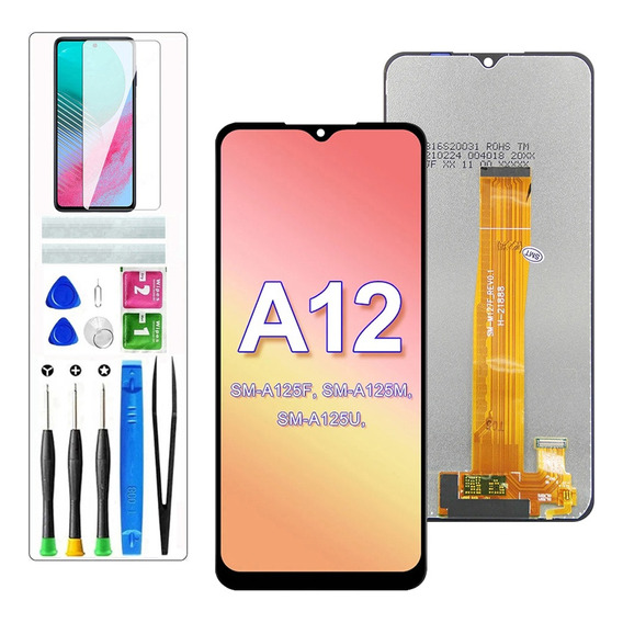 Pantalla Táctil Lcd Para Samsung A12 A125 Sm-a125m