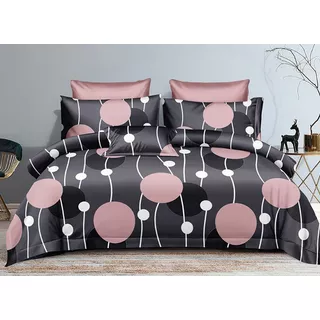 Acolchado Cubrecama 2 Plazas Sommier Zyporah Color Gris3 Diseño De La Tela Estampado