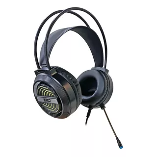 Auricular Gamer 3.5mm Gtc Con Luz Led Play To Win Hsg-620 Color Negro Color De La Luz Rgb