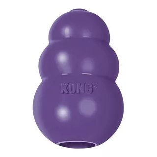 Brinquedo Para Cães Idosos Kong Medium Purple Natural Roxo