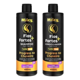 Kit Shampoo + Cond Milcy Progressiva No Chuveiro 450ml