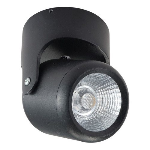 Lampara De Interior Sobreponer En Techo Tipo Spot Light Color Negro Tecnolite 10YSNLED025MV30N