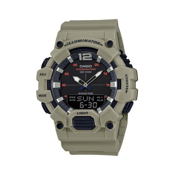 Reloj Casio Hdc-700-3a3 Para Caballero- Deportivo Verde