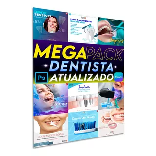 700 Artes Editáveis Para Dentista +20 Brindes