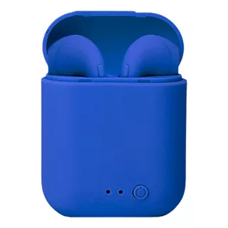 Fone Compatível Celular Mini Bluetooth Sem Fio Original Cor Azul-escuro