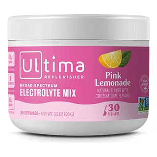 Ultima Replenisher Electrolito Rehidratante Polvo Pink Lemon