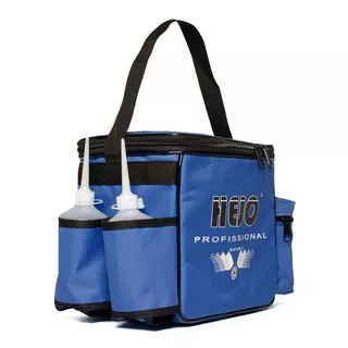 Bolsa Massagista Futebol Profissional Hejo Média Preta Cor Azul-claro