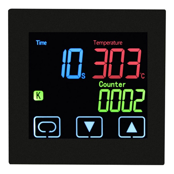 Pirómetro Control Temperatura/tiempo/contador, Pantalla Lcd