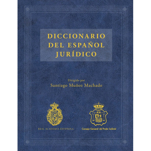 Diccionario Del Espaãâ±ol Jurãâdico, De Muñoz Machado, Santiago. Editorial Espasa En Español