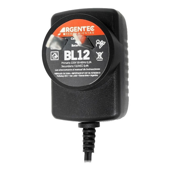 Cargador De Batería 12v Para Atornillador Argentec Bl1210