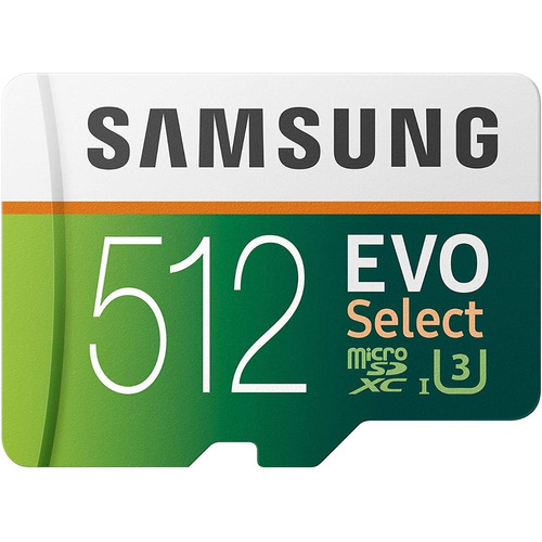 Tarjeta de memoria Samsung MB-ME512GA/AM  Evo Select con adaptador SD 512GB