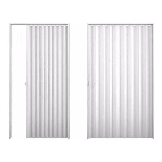 Puertas Plegables Pvc Blanca 1.20 X 2.10