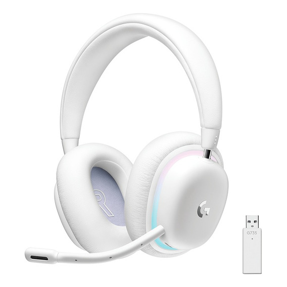 Auricular Logitech G735 Aurora Gamer Rgb Inalámbrico Blanco