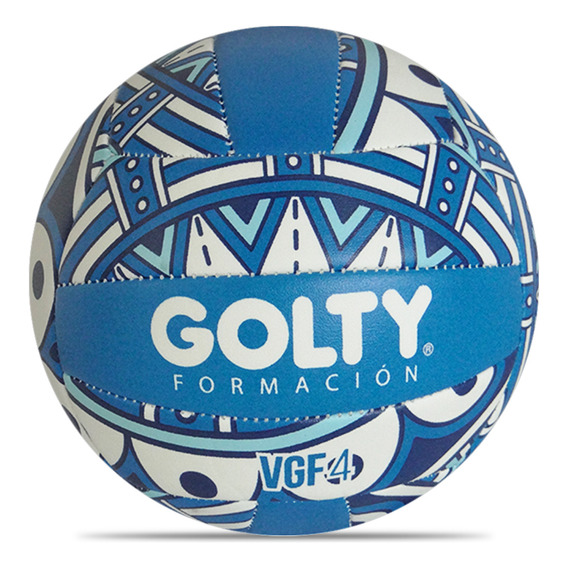 Balón Voleibol Golty Formación Vgf No.4-azul Color Azul