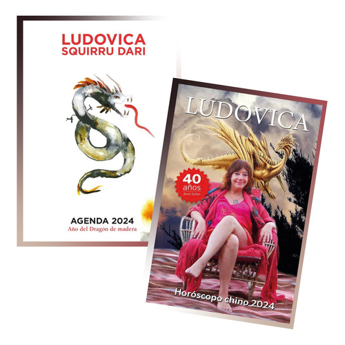 Pack Ludovica Squirru Dari - Horoscopo Chino + Agenda 2024, De Squirru Dari, Ludovica. Editorial S/d, Tapa Tapa Blanda En Español, 2023