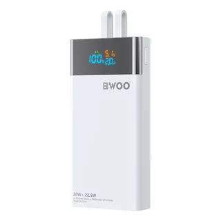 Power Bank Bwoo 20000 Mah Carga Hasta 4 Dispositivos Por Vez