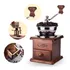 Molino De Café Manual Portátil De Madera Vintage - Marrón