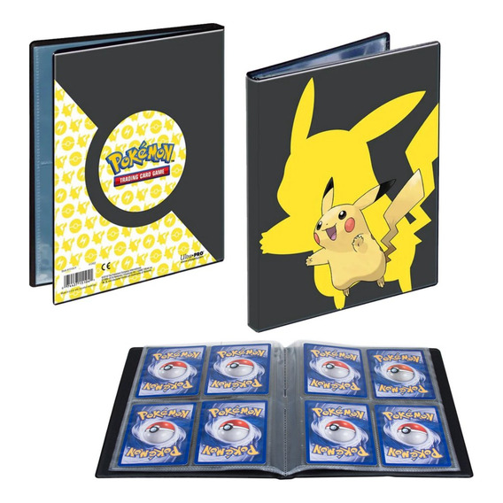 Album Cartas Pokemon Tcg Para 80 Cards - Pikachu Portafolio