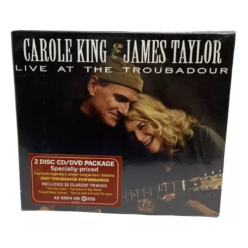 CD y DVD de Carole King y James Taylor en vivo en The Troubadour