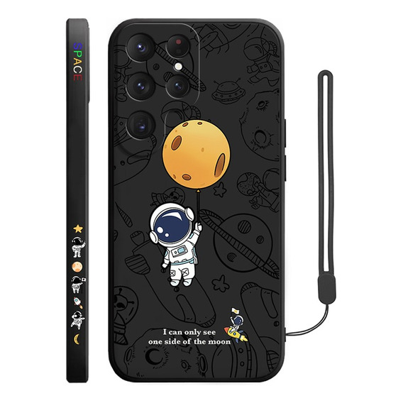 Funda Silicona Para Samsung Diseño Astronauta +correas