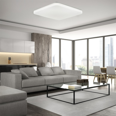 Plafon Led Sintra Cuadrado Blanco Control Remoto 45w Lk