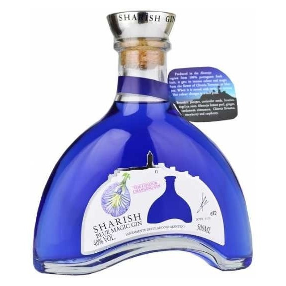 Sharish Blue Magic Gin Goldbottle