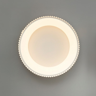 Plafon Led Zumo M 47cm Negro Dimerizable Diseño Moderno
