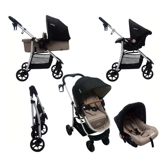 Coche Bebé Travel System 3 En 1 Avanti Moises Huevito