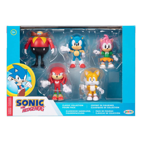 Sonic The Hedgehog - 5 Pack - Figuras Clasicas Coleccion