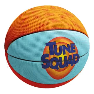 Pelota Basket Space Jam N°5 Drb Juvenil Recreativa Goma Color Celeste Naranja