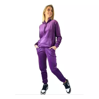 Pantalon Plush Elastizado Mujer Jogging Jogger 