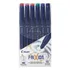 Microfibras Pilot Frixion 6 Colores Fineliner Borrable