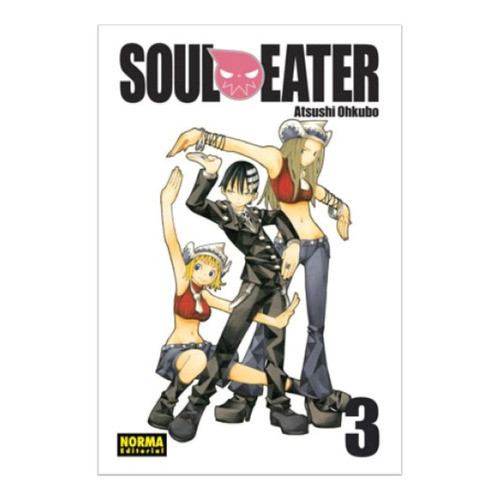 SOUL EATER No. 3, de Atsushi Ohkubo. Serie Soul Eater Editorial EDITORIAL NORMA COMICS, tapa blanda en español, 2018