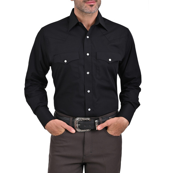 Camisa Vaquera Mariscal Clasica En Corte Americano Hombre