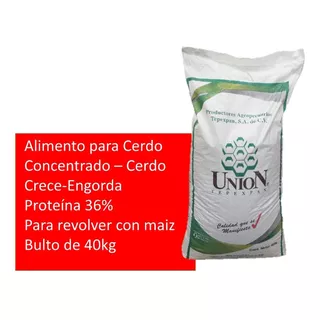 Alimento Cerdo & Concentrado Crece-engorda & 36% Proteína 