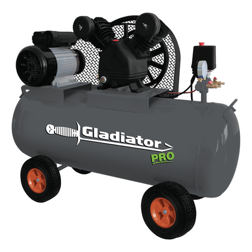 Compresor de aire eléctrico Gladiator Pro CE 810/220/M/50/3 100L 3hp 220V 50Hz gris