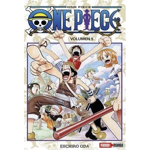 One Piece, Vol. 5, De Eiichiro Oda, Panini Manga, Español.