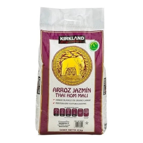 Arroz Jazmín Kirkland Signature 8 Kg