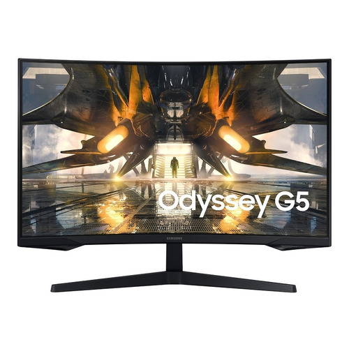 Monitor gamer curvo Samsung Odyssey G5 S32AG55 LCD 32" negro 100V/240V