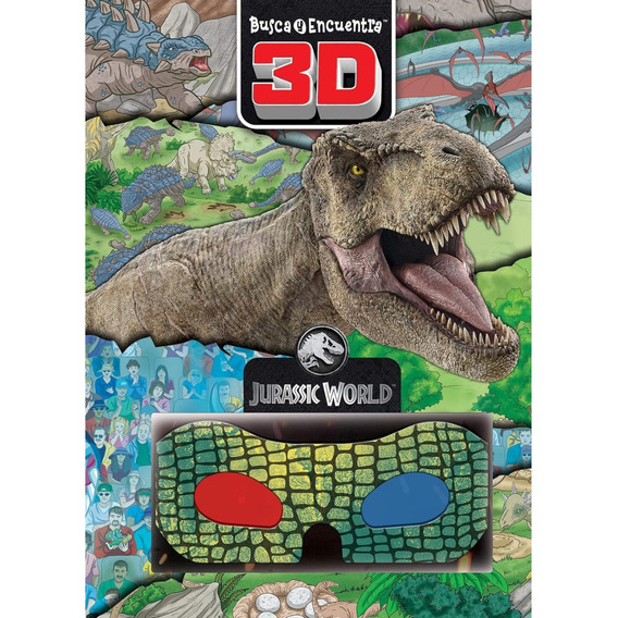  Jurassic World Busca Y Encuentra 3d 