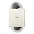 Cable Carga Rápida 6a 120w Pack X3 Transmisión De Datos Blanco