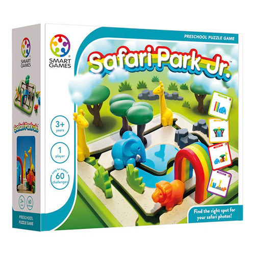 Juego De Mesa Safari Park Jr Smart Games 60 Retos Infantil