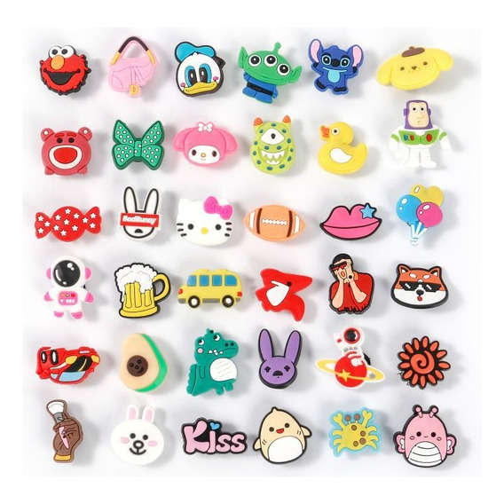 50 Pcs Charms Decorativos Compatible Con Crocs