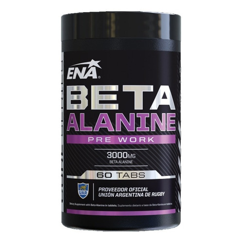 Beta Attack 60 Tabs Ena Sport - Beta Alanina Pre Work Sabor N/A