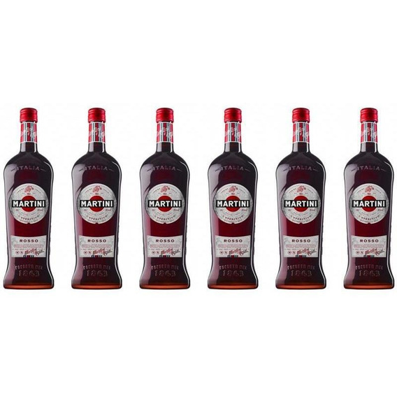 Aperitivo Martini Rosso 1 Litro X6 Oferta - Fullescabio